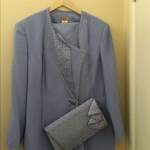 Lavender Suit, Hat & Purse - Sunday Church Outfit